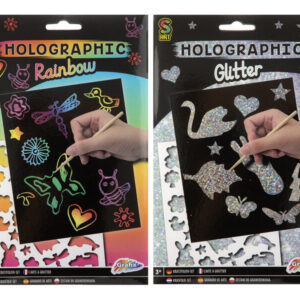 grafix a5 képkarcoló csillám / szivárvány 2 féle