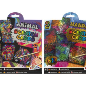 grafix képkarcoló 6 db 19, 5x19, 5cm, 2 féle