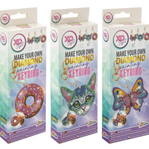 grafix csináld magad gyémántfestős kulcstartó, 3 féle