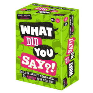 what did you say? társasjáték