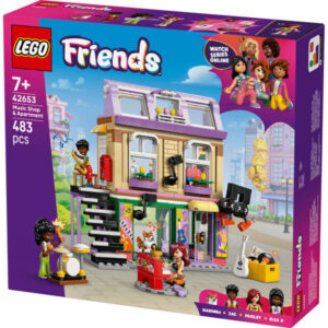 lego friends 42653 hangszerbolt és lakás
