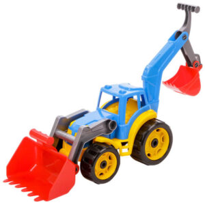 műanyag traktor markolókkal 50 cm, többféle