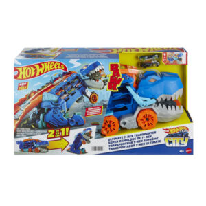 hot wheels city átalakítható ultimate autószállító t rex