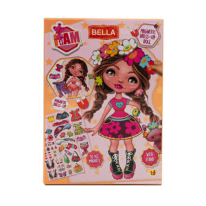 mágneses öltöztetőbaba bella