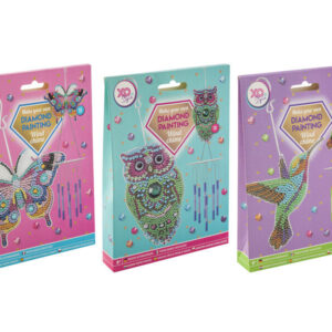 gyémántfestős szélcsengő készítő, 3 féle, 29, 7x19, 5 cm