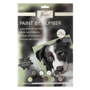 fess számok szerint, 33, 5x23, 8 cm, kutya