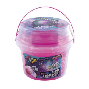 leddel világító kozmikus slime, vödörben