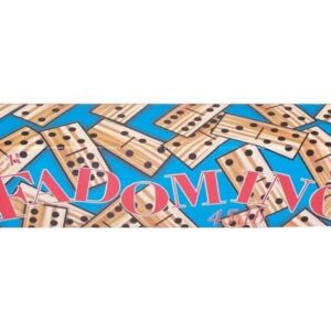 natúr 45 darabos dominó fából