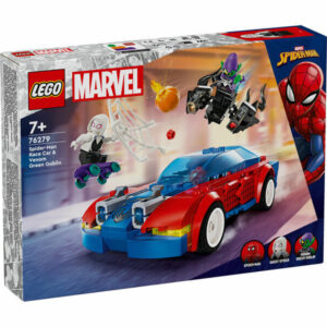 lego super heroes marvel 76279 pókember versenyautó & venomizált zöld manó