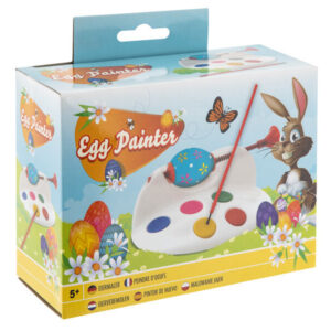 húsvéti tojásfestő szett, 6 festék, ecset