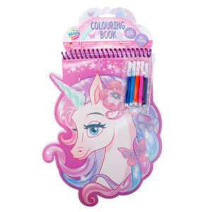 Állat formájú kifestőkönyv 4 db filctollal, a4, 20 oldal