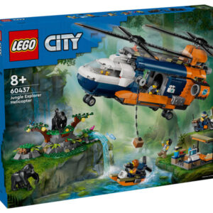 lego city 60437 dzsungelkutató helikopter a bázison