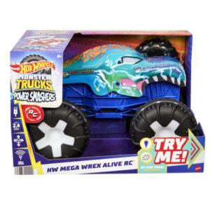 hot wheels monster trucks távirányítós interaktív mega wrex