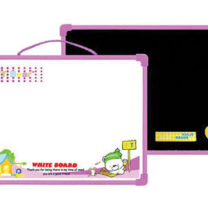 mágneses kétoldalas rajztábla rózsaszín, nagy