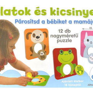 Állatok és kicsinyeik memóriajáték