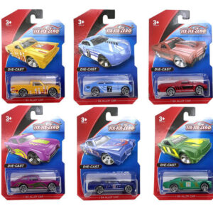 1 /64 fém autó, 6 féle