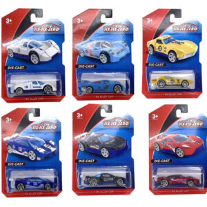1 /64 fém autó, 6 féle