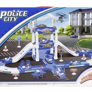 rendőrségi parkolóház kisautóval közepes