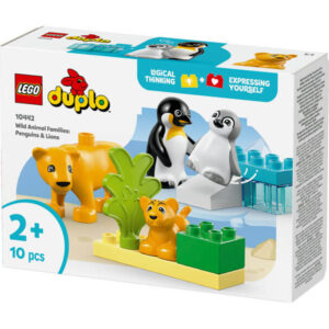 lego duplo town 10442 Állatcsaládok a vadvilágban: pingvinek és oroszlánok