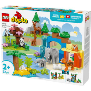 lego duplo town 10446 3 az 1 ben állatcsaládok a vadvilágban