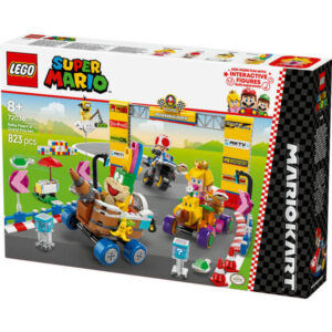 lego super mario 72036 mario kart – baby peach és a grand prix szett