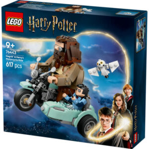 lego harry potter 76443 hagrid és harry motoros kalandjai