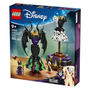 lego disney 43262 demóna és szörnyella de frász ruhái