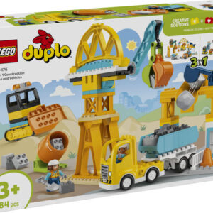 lego duplo town 10476 3 az 1 ben építési terület és munkagépek