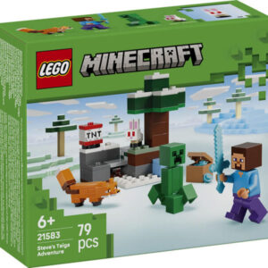 lego minecraft 21583 steve tajgai kalandjai