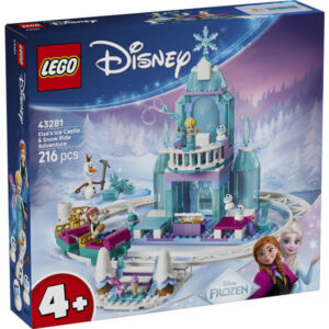 lego disney princess 43281 elsa jégkastélya és szánkós kalandjai