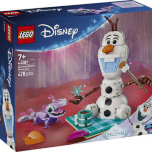 lego disney princess 43287 olaf és bruni vidám piknikezése