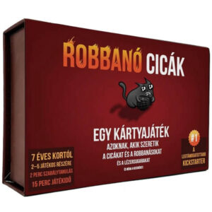 robbanó cicák kártyajáték