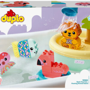 lego duplo my first 10966 vidám fürdetéshez: úszó állatos sziget