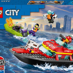 lego city 60373 tűzoltóhajó