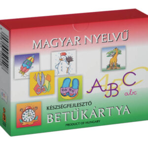 magyar nyelvű betűkártya készségfejlesztő