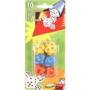 sokoldalú dobókocka 6 darabos készlet