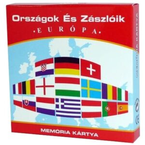 országok és zászlók európa memóriakártya