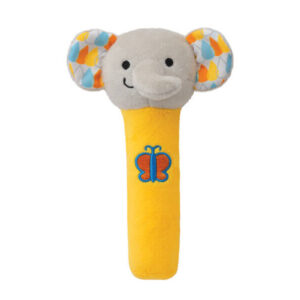 puha állatos csörgő