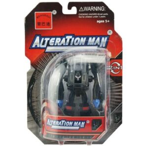 alteration man átalakuló robot 10 cm, fekete
