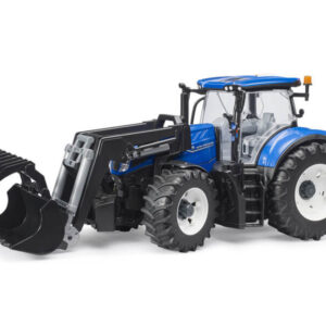 new holland t7. 315 traktor homlokrakodóval