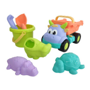 teherautós homokozó 6 darabos készlet többféle