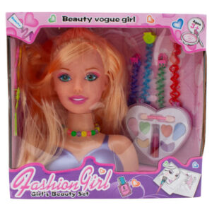 sminkelést játszó babafej