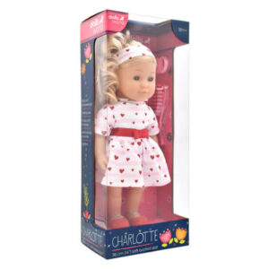 baba, charlotte, 36 cm, puha testű, fésülhető