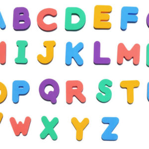 betűs fürdőjáték (26 db)