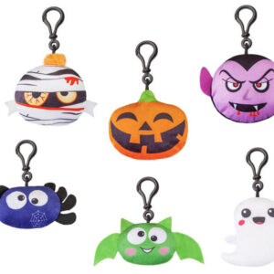 halloween plüss figurák, 10 cm, 6 féle