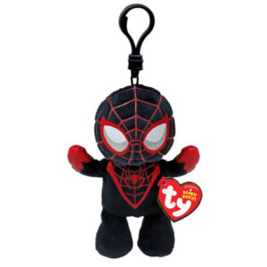 beanie babies clip plüss miles morales, 8, 5 cm