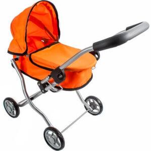 zárt játék babakocsi narancssárga