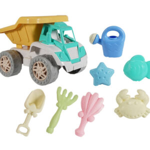 homokozó dömper, 7 kiegészítővel