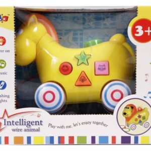 húzható zenélő ló bébijáték többféle