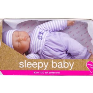sleepy baby játékbaba 30 cm, többféle
